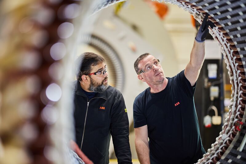 ABB serviceversktad för motorer