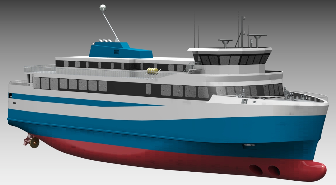 Iceland’s first electric ferry. Image by Polarkonsult