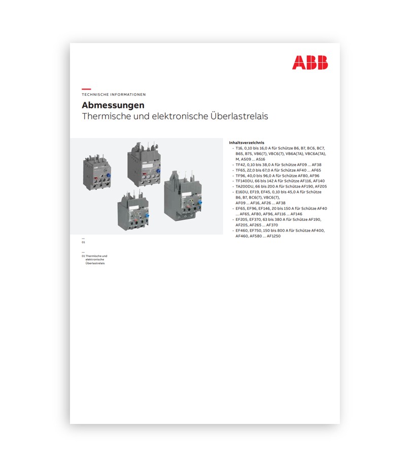 Abmessungen_Thermische_elektronischeÜberlastrelais