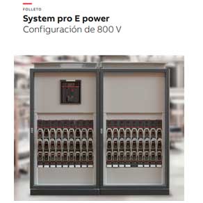 Folleto solución System pro E Power 800 V