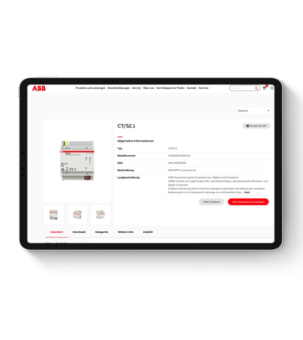 KNX_Appcontrol_Produktinformationen