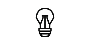 Piktogram LED žárovka