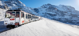 Motor starting and protection for HVAC in rolling stock