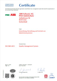 ISO certification 2024